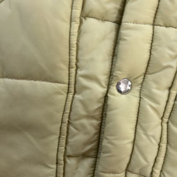 Swingster Vintage Beige Puffer Vest Size Small Snap Button USA MADE - Picture 4 of 8